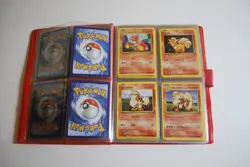 Vintage Pokemon Folder With Complete Non Holo Evolutions Set Rares Etc 72 Cards - Image 4