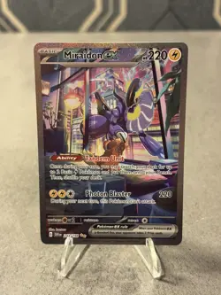 Pokemon TCG Miraidon EX Holo Card Scarlet Violet Base Set 244/198 - Image 1