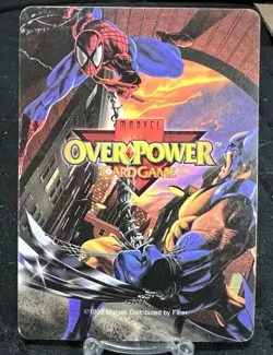 Marvel Overpower Card Game CCG Venom Hero Card ~MP~ Fleer 1995 - Image 2