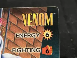 Marvel Overpower Card Game CCG Venom Hero Card ~MP~ Fleer 1995 - Image 4