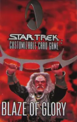 Star Trek CCG Blaze of Glory Near Complete Set 120/130 Cards NM - No Foils - Image 1