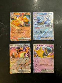 4 x EX Pokemon Card Bundle (Scarlet & Violet- 151 Set, NM) - Image 1