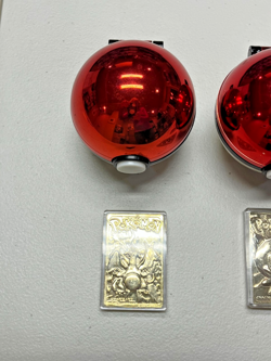 1999 Pokemon 23 K Gold Plated Pokemon Cards Set of 5 in Pokeball Cases - Image 2