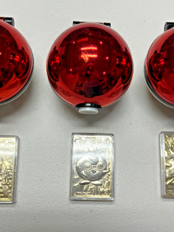 1999 Pokemon 23 K Gold Plated Pokemon Cards Set of 5 in Pokeball Cases - Image 3
