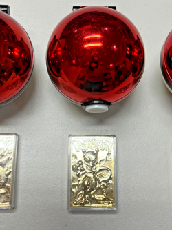 1999 Pokemon 23 K Gold Plated Pokemon Cards Set of 5 in Pokeball Cases - Image 5