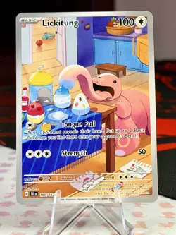 Lickitung 180/162 SV05: Temporal Forces Holo Pokemon Card - NM - Image 1