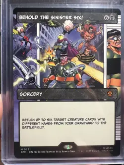 Behold the Sinister Six! (Borderless) Marvel's Spider-Man Regular - Image 1