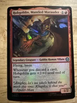 Hobgoblin, Mantled Marauder Marvel's Spider-Man Foil MTG NM - Image 1