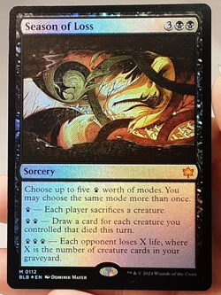MTG - Bloomburrow - Season of Loss - Foil - #0112 - Near Mint - Image 1