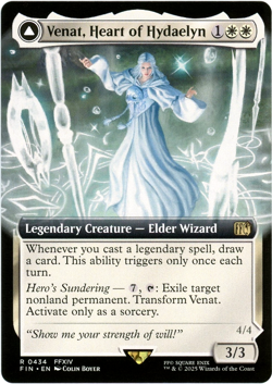 Venat, Heart of Hydaelyn (Extended Art) 0434 - Final Fantasy - MTG - SHIPS NOW - Image 1