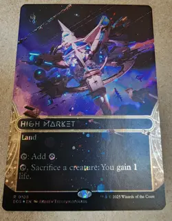 High Market - #108 (Borderless) (Galaxy Foil) Edge of Eternities - Mtg - Image 1