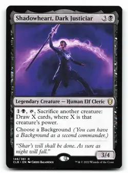 Shadowheart, Dark Justiciar #146 Commander Legends: Battle for Baldur's Gate - Image 1