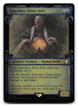 Denethor, Stone Seer (Foil) #422 Tales of Middle-earth Commander - Image 1