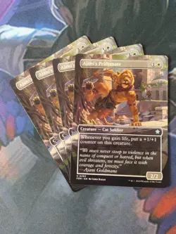 Ajani's Pridemate x 4 - Borderless | 7% Off 2+ | Foundations | NM | MTG - Image 1