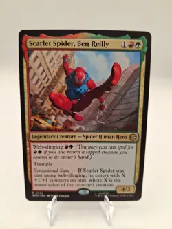 MTG - Scarlet Spider, Ben Reilly Legendary Creature Super Human Hero - Image 1