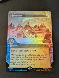Preordain Avatar Secret Lair Drop Series Rainbow Foil - Image 1