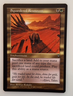 MTG Squandered Resources - Visions 1997 (LP) - Image 1
