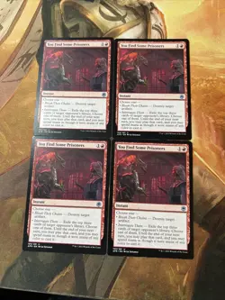 YOU FIND SOME PRISONERS x4 mtg NM-M Adventures in The Forgotten Realms 4 Unc - Image 1