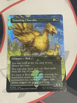 Traveling Chocobo (Borderless) (Chocobo Track Foil) Final Fantasy Foil - Image 1