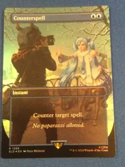 Counterspell Hatsune Miku secret lair Rainbow Foil - NM - Image 1