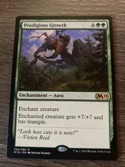 Prodigious Growth [Core Set 2019] Magic MTG - Image 1