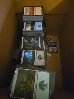 MTG Lot Of 1000 1k Basic Lands Modern Mixed, Some Foils Etc. - Image 1