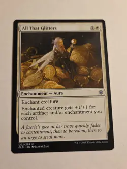 All That Glitters X1 ELD MTG Throne of Eldraine Uncommon - Image 1