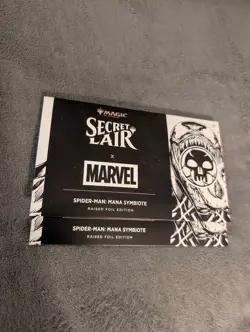 MTG Secret Lair x Marvel's Spider Man: Mana Symbiote [FOIL] (SEALED) - Image 1