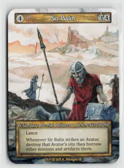 Sorcery Contested Realm Arthurian Legends Sir Balin x1 NM Unique - Image 1