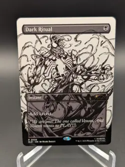 Dark Ritual NM #2020 Regular (Inks) MTG Secret Lair x Marvel’s Spider-Man - Image 1