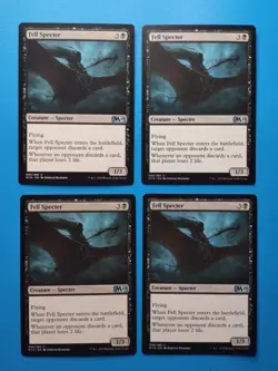 MTG 4x Fell Specter x4 NM Core Set 2019 M19 Magic Playset - Image 1
