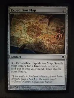 Expedition Map NM Zendikar MTG FREE SHIPPING - Image 1