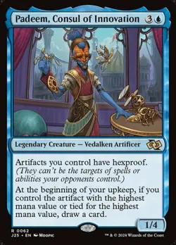 Padeem, Consul of Innovation Light Play, English Magic the Gathering MTG Foundat - Image 1
