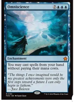 1x Omniscience NM Eng MTG - Foundations - no foil - Image 1