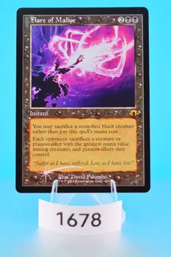 MTG Flare of Malice (Retro Frame) Modern Horizons 3 Foil #408 - Image 1