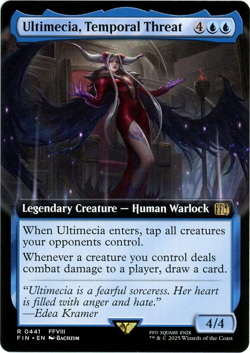 Ultimecia, Temporal Threat (Extended Art) 0441 - Final Fantasy MTG SHIPS NOW - Image 1