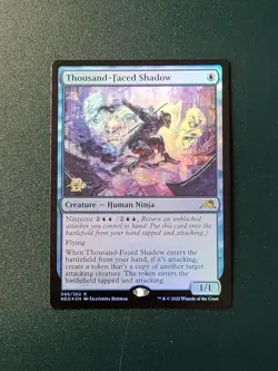 1 x Thousand-Faced Shadow - Foil - Prerelease Promo - Kamigawa: Neon Dynasty - L - Image 1