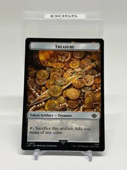 MTG - MONARCH TREASURE DOUBLE SIDED TOKEN - Lord of the Rings Commander - Image 2
