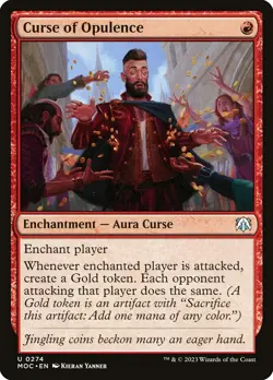Curse of Opulence: Commander: March of the Machine - MTG NM - Image 1