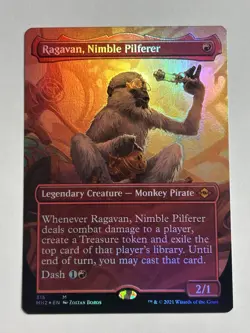 Ragavan, Nimble Pilferer NM FOIL Borderless MH2 315 MTG - Image 1