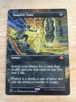 Vampiric Tutor (Borderless) Dominaria Remastered Regular - Image 1