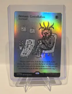 Magic the Gathering - Secret Lair Demonic Consultation Foil 0004 - Image 1