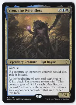 Vren, the Relentless R Bloomburrow 239 LP - Image 1