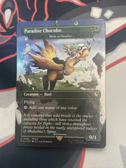 Paradise Chocobo - Birds of Paradise (Borderless) Commander: Final Fantasy Foil - Image 1