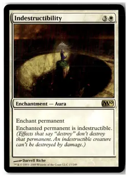 MTG Indestructibility - Magic 2010 (M10) Moderately Played English - Image 1
