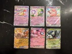 6 x EX Pokemon Card Bundle (Various Scarlet & Violet Sets, NM) - Image 1