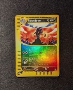 Pokemon AQUAPOLIS - #15/147 Houndoom - Reverse Holo - ENG - Lightly Played - Image 2