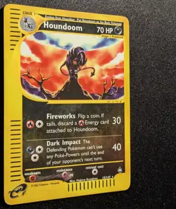 Pokemon AQUAPOLIS - #15/147 Houndoom - Reverse Holo - ENG - Lightly Played - Image 4
