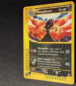 Pokemon AQUAPOLIS - #15/147 Houndoom - Reverse Holo - ENG - Lightly Played - Image 5