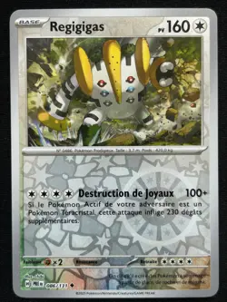 REGIGIGAS REVERSE 086/131 PRE EVOLUTIONS PRISMATIQUES POKEMON FRENCH HOLO CARD - Image 1